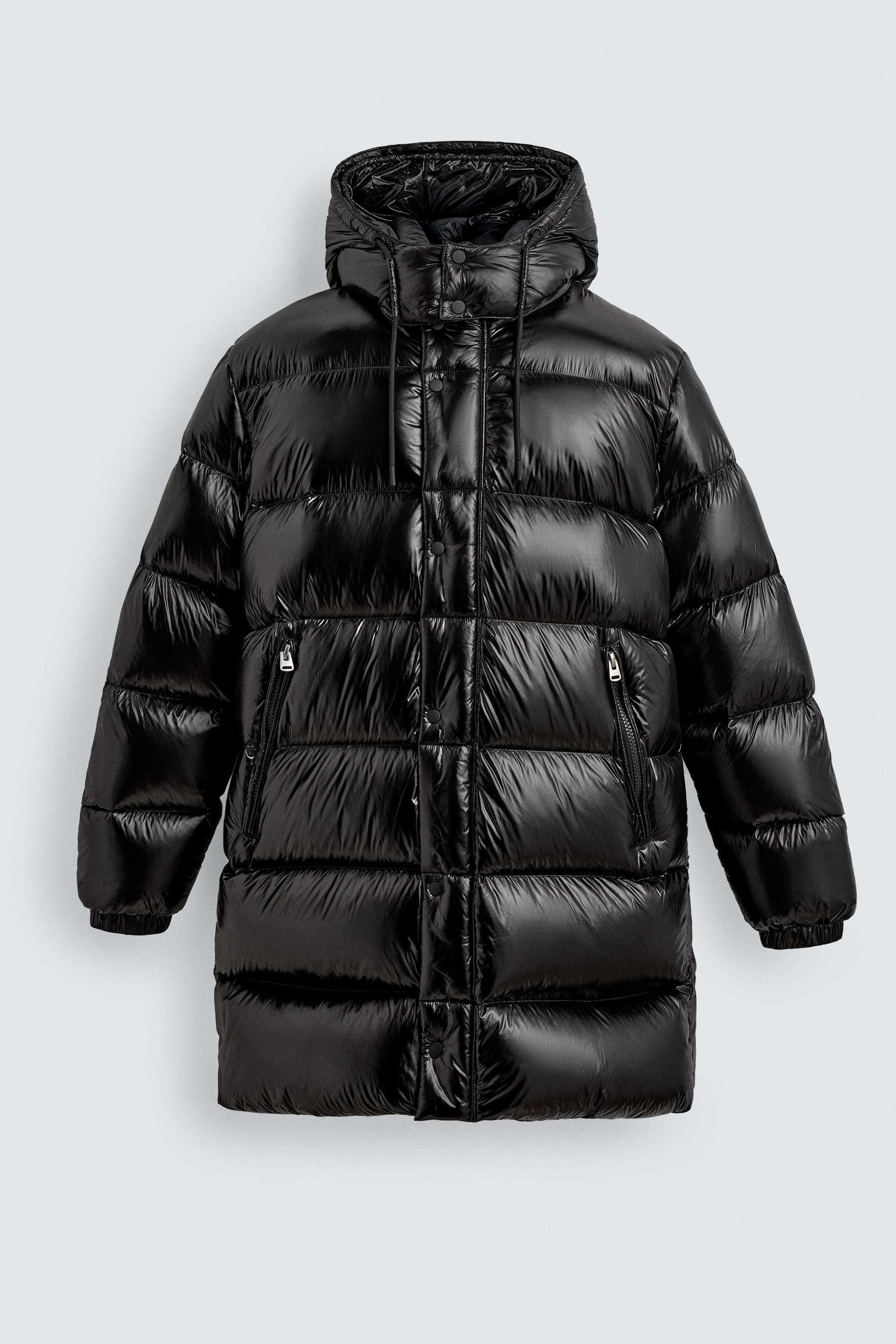 LONG 100% FEATHER PUFFER JACKET